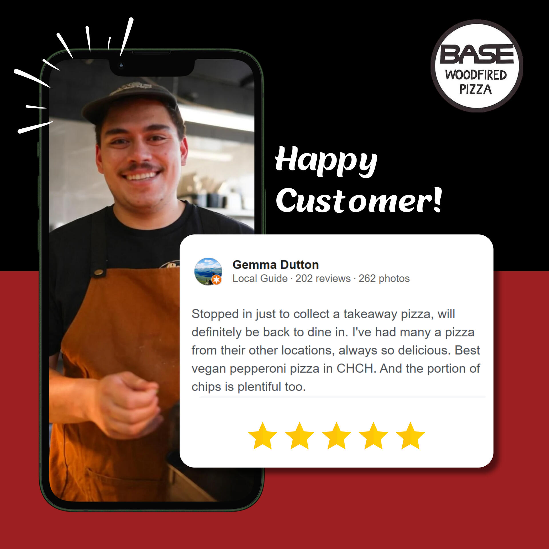 Base Pizza Montreal Street Feedback